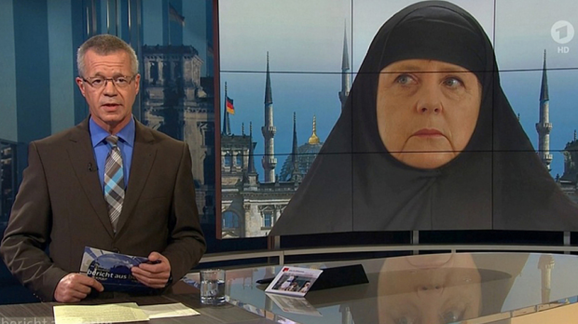 Σάλος στη Γερμανία: Το ARD  φόρεσε τσαντόρ στη Μέρκελ!
